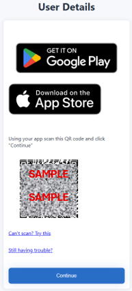 QR code to install Microsoft Authenticator on your mobile device